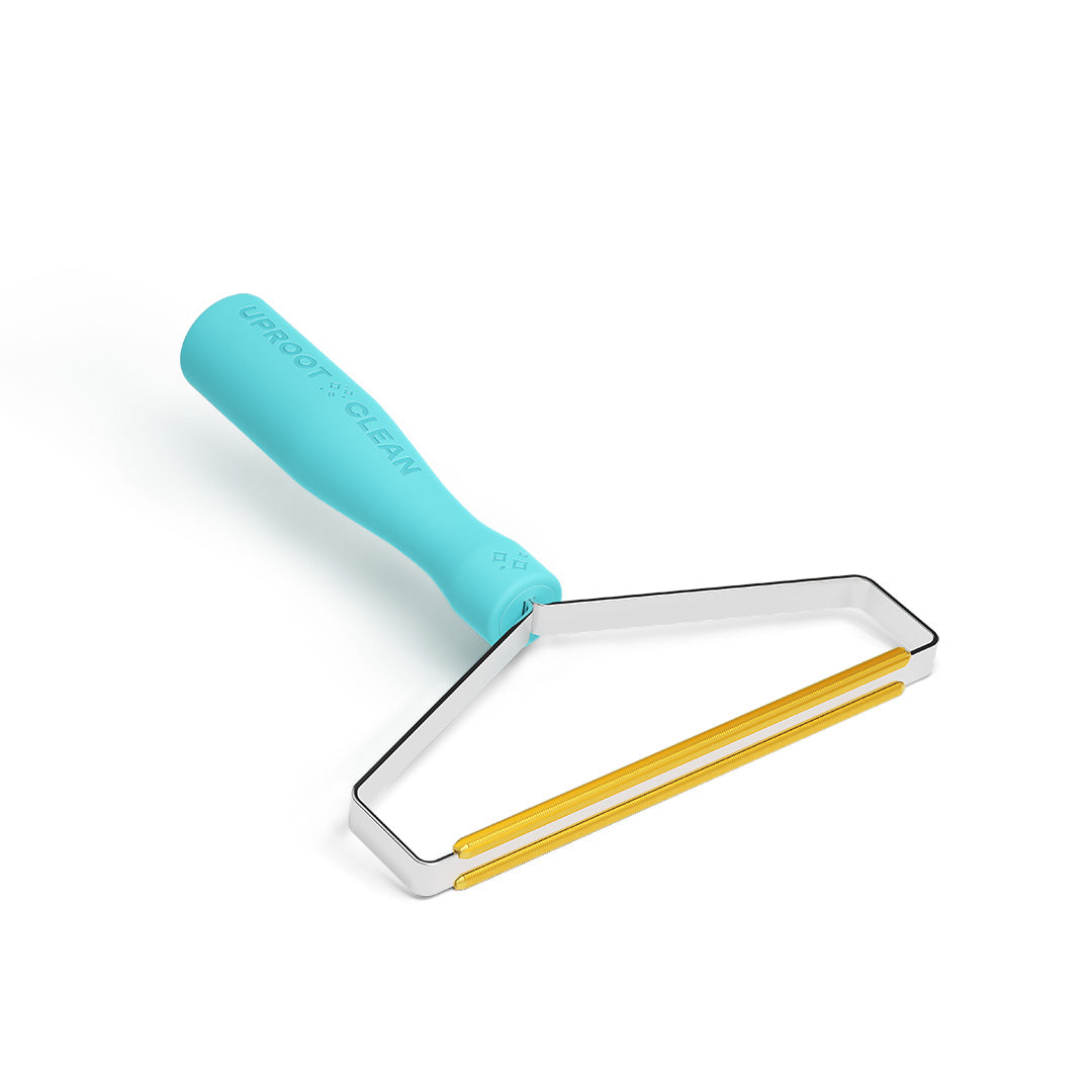 Pet Hair Remover Rubber Broom With Squeegee Carpet Rake - Temu