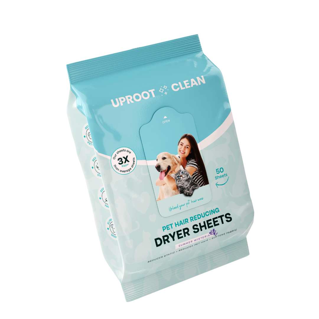 Pet Hair Dryer Sheets, 50 Count Uproot Clean
